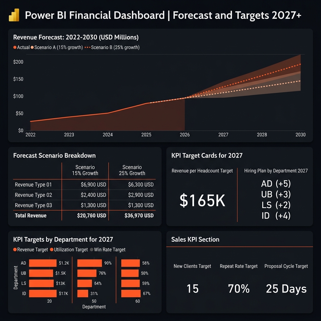 Forecast & Targets Dashboard